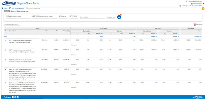 Xpedeon Subcontracting Supply Chain Portal - Construction Software - ERP - Digital Transformation