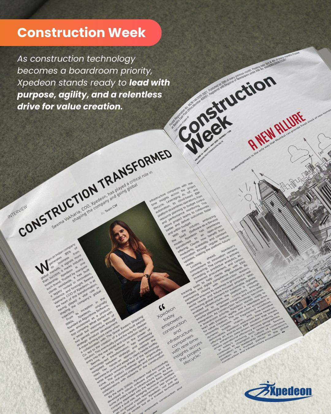 Featured image for “Xpedeon: Transforming Construction ”